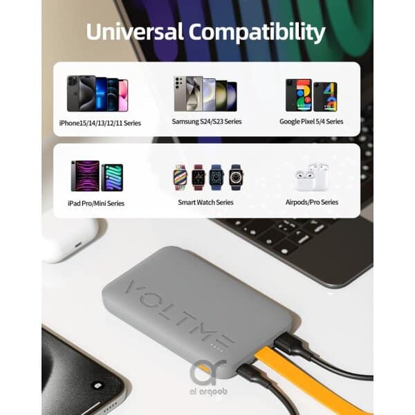 Voltme Hypercore 10K 22 5W Output Grey power bank product image