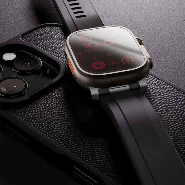 AmazingThing Apple Watch Series 10 Titan Chrono Strap -Orange product image