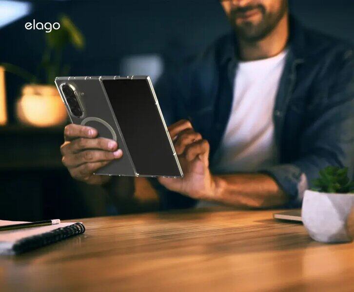Elago Magnetic Case for Samsung Galaxy Z Fold 7 Clear product image