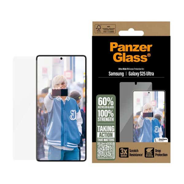 PanzerGlass Screen Protector Samsung Galaxy S25 Ultra Ultra-Wide Fit product photo