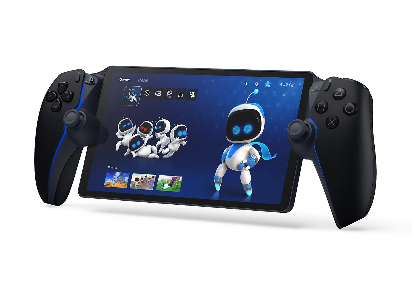 Sony PlayStation Portal Remote Player for PS5 console- Midnight Black