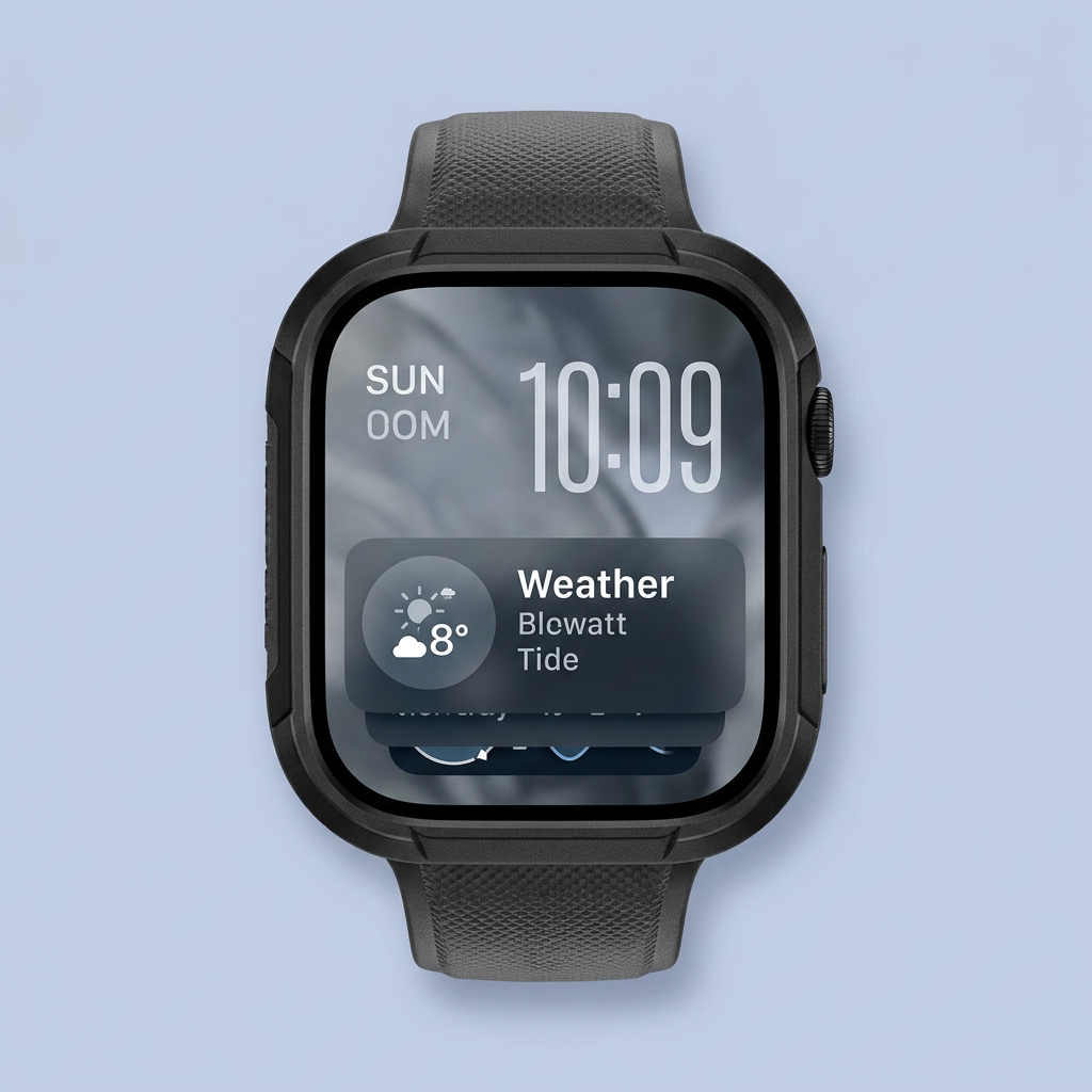 AmazingThing Apple watch Series 11 46mm cover - Black product image