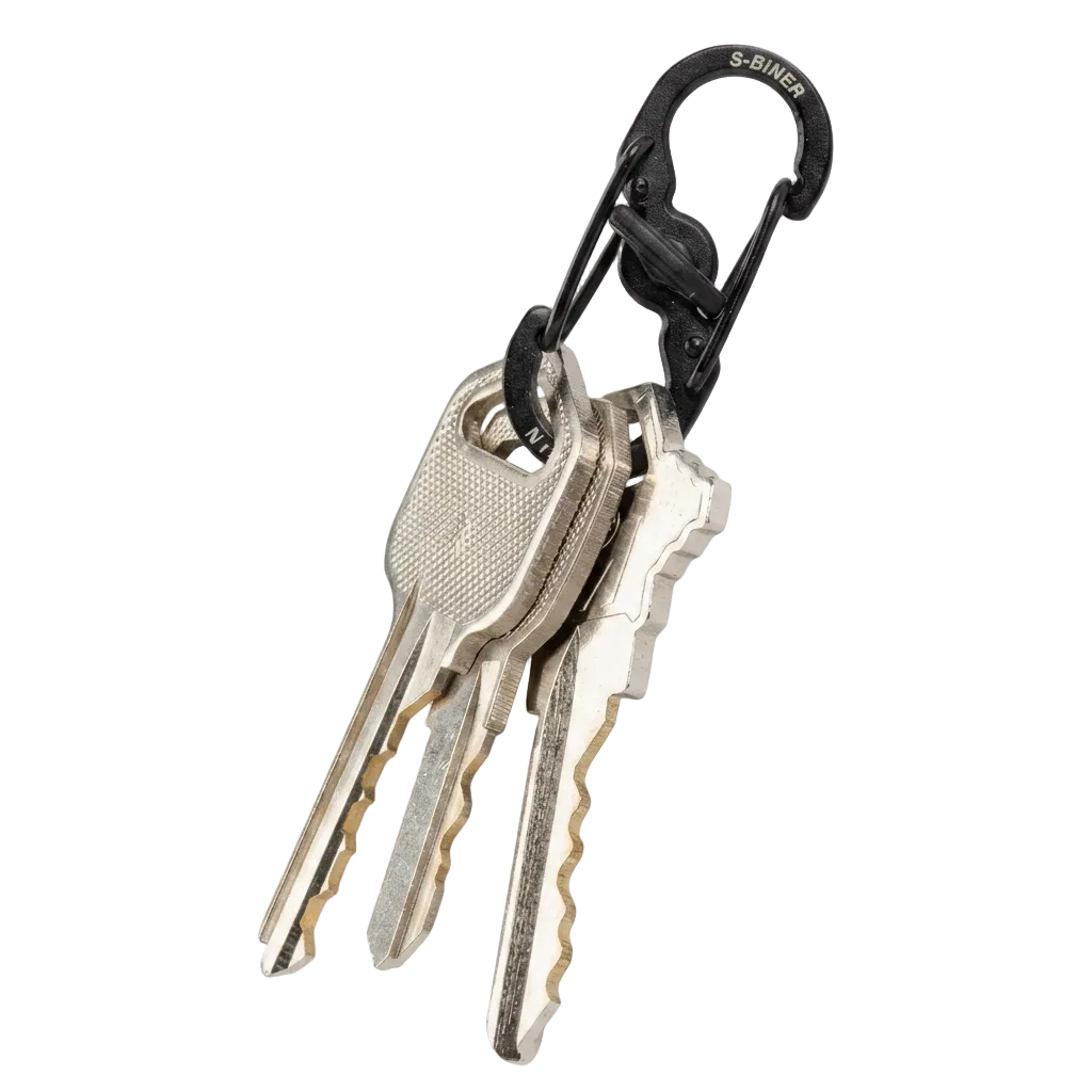 NiteIze S-Biner MicroLock Black