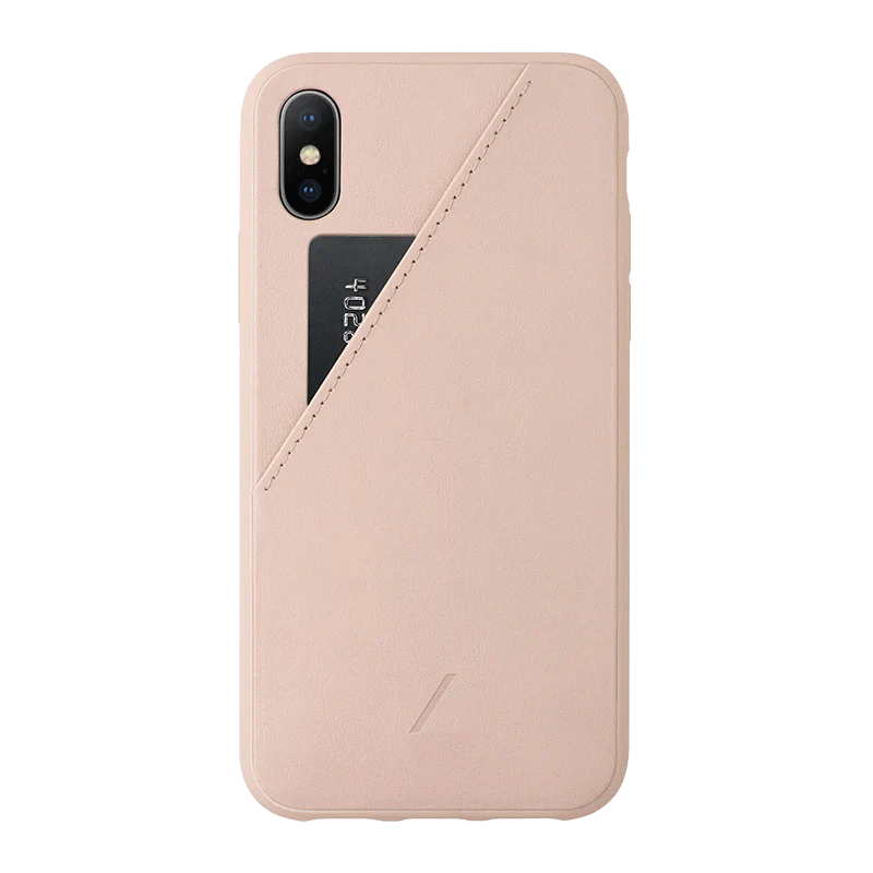 NativeUnion Clic Card-iPhone XS Max Case - Rose product photo
