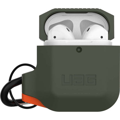 UAG APPLE AirPods SILICONE CASE - OLIVE ORANGE product photo