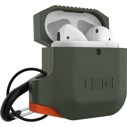 UAG APPLE AirPods SILICONE CASE - OLIVE ORANGE product photo