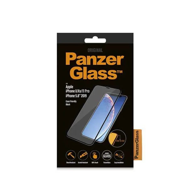 PanzerGlass Screen Protector for Apple iPhone 11 Pro XS X - Case Friendly