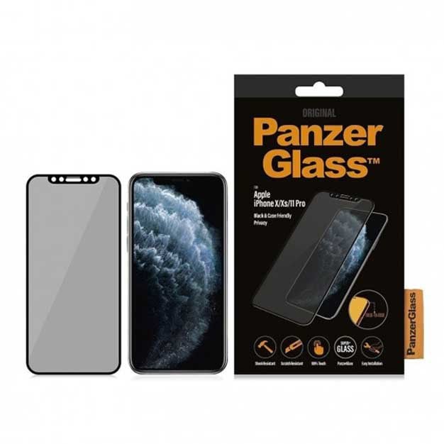 PanzerGlass Apple iPhone X Xs 11 Pro Case-friendly Privacy product photo