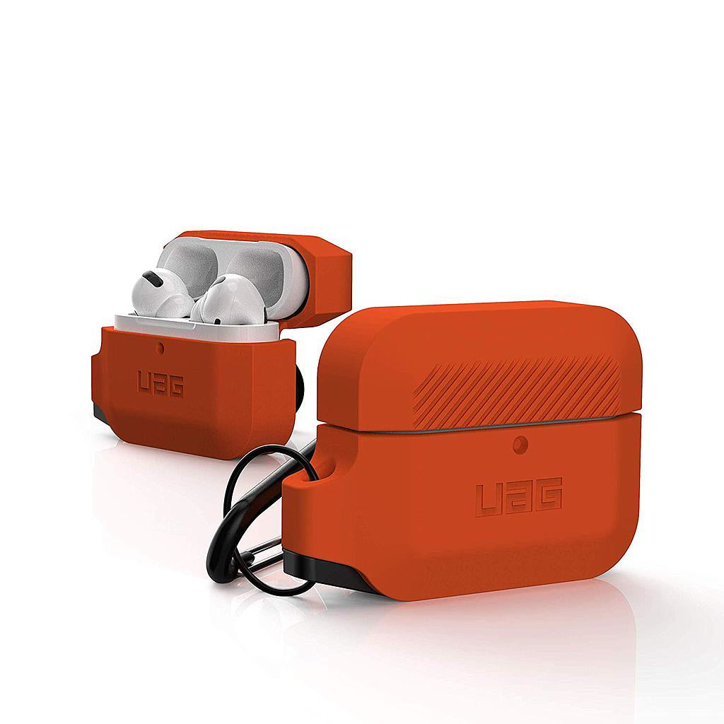 UAG Apple AirPods Pro Silicone Case Orange Black product photo