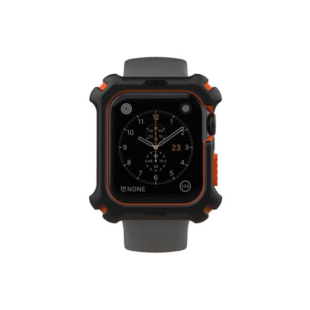 UAG Rugged Case for Apple Watch 44mm-Black Orange