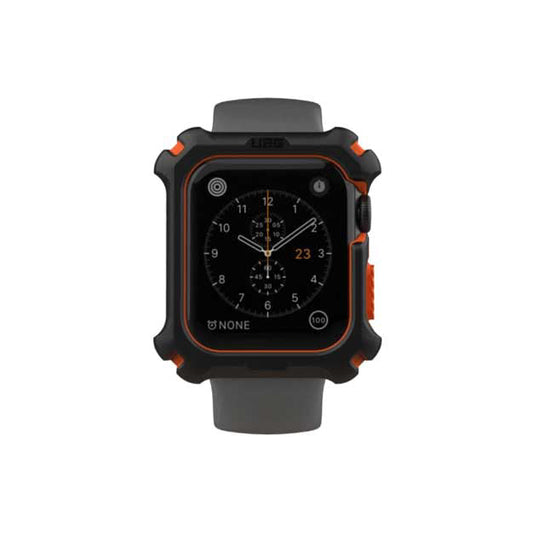 UAG Rugged Case for Apple Watch 44mm-Black Orange