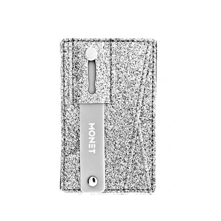 Monet Wallet Kickstand - Silver Glitter product photo