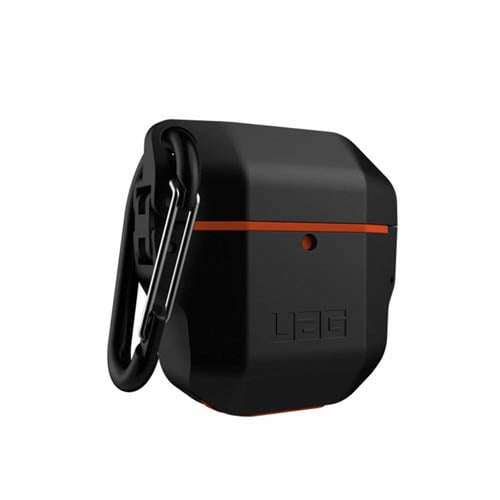 UAG APPLE AirPods HARDCASE CASE - BLACK ORANGE product photo