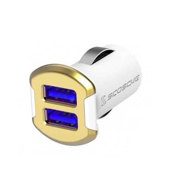 Scosche Revolt Dual 12W USB 2 Port Car Charger LLC1520