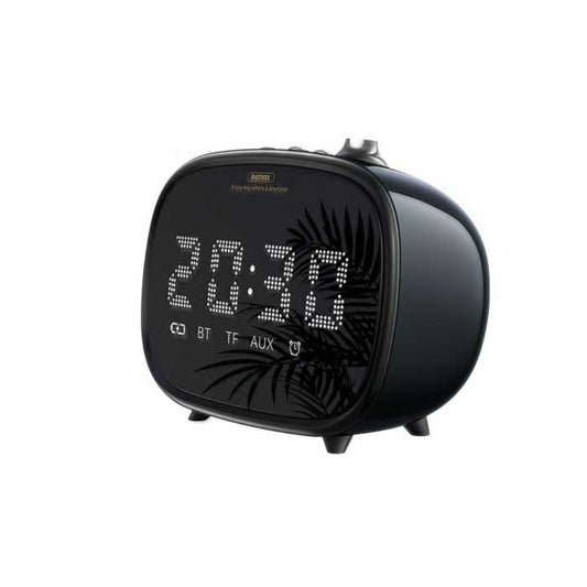 Remax 2-IN-1 LED Clock Subwoofer Bluetooth Wireless-Black product photo