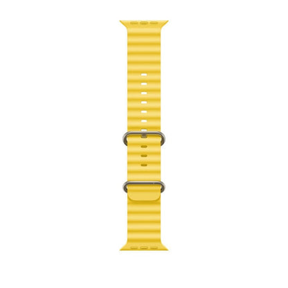 Apple Watch Ultra Titanium Case- Yellow Ocean Band product photo