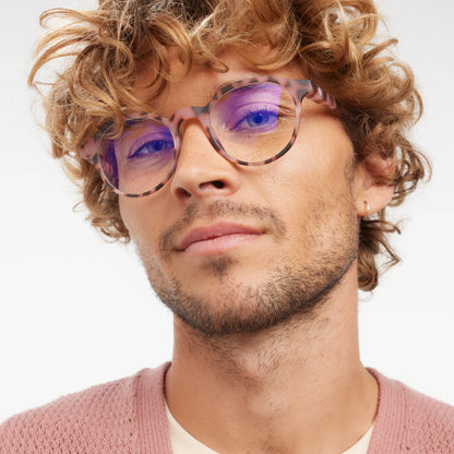 Barner Blue Light Glasses - Pink Tortoise additional product image