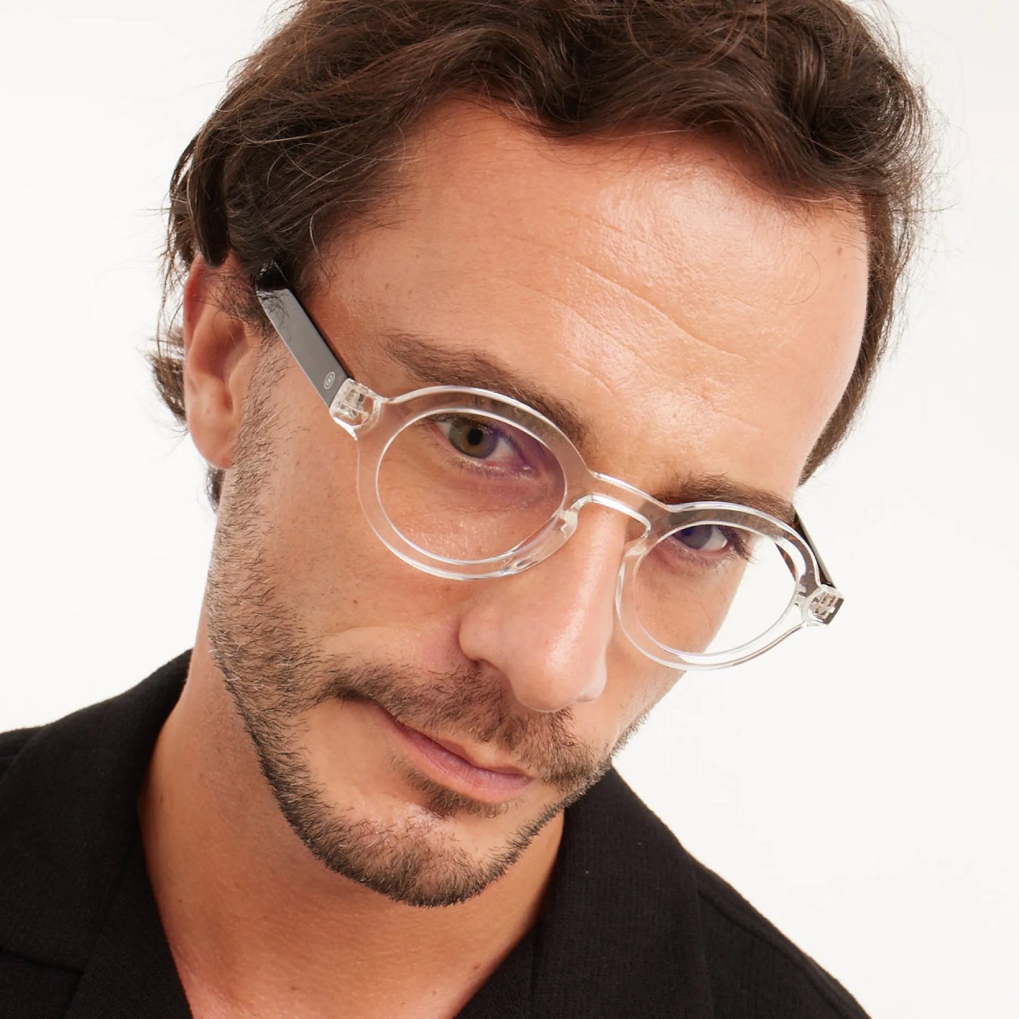 Barner Glasses Charles Glossy Blue light - Crystal Combi additional product image