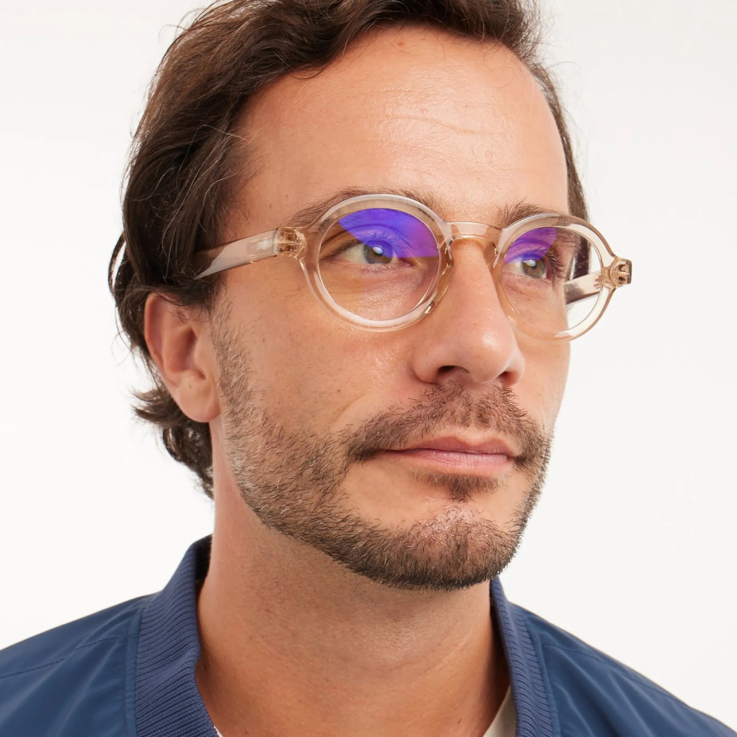 Barner Glasses Charles Glossy Blue light - Pink Quartz additional product image