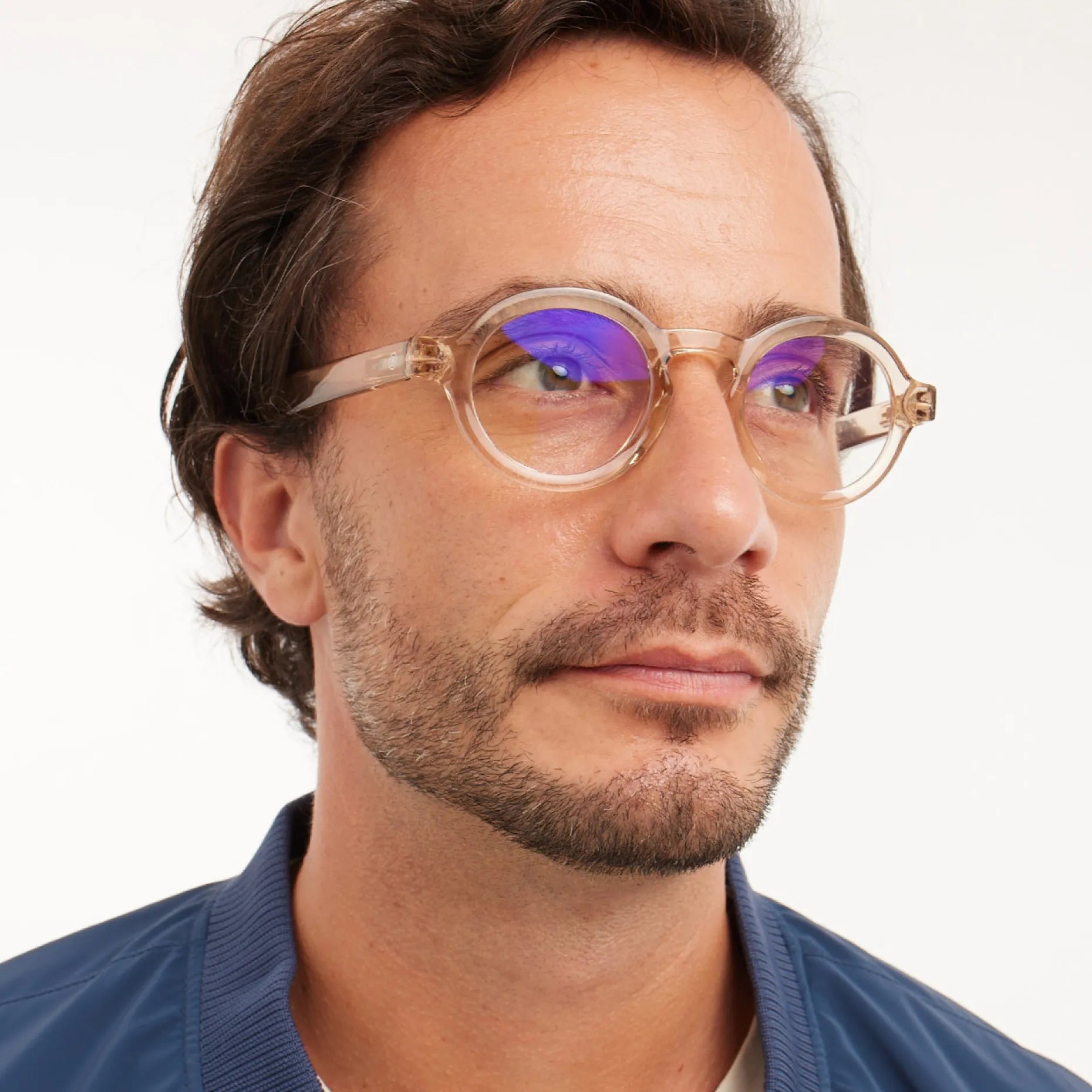 Barner Glasses Charles Glossy Blue light - Pink Quartz additional product image