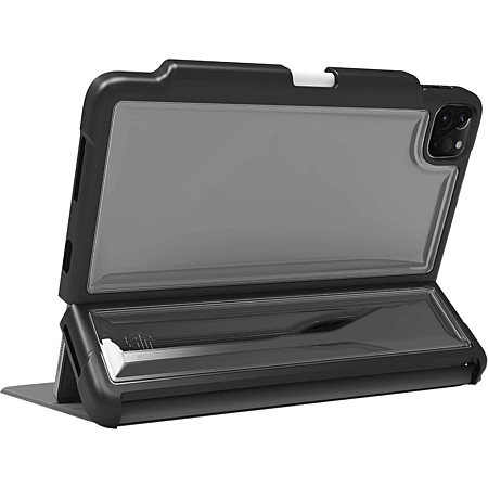 STM Folio Case for iPad Pro 11 Inch 2018 20 21 22 Dux Shell Reinforced TPU Black Silver
