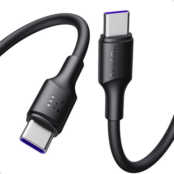 Voltme Powerlink EDC Cable Type C to Type C 1 2M 5A 100W Black product photo