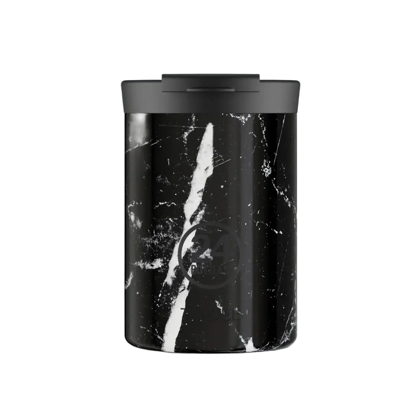 24bottles Travel Tumbler 350ML Black Marble product photo
