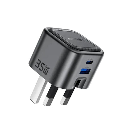 Acefast Fast Charge Wall Charger A120 PD35W GaN 1xUSB-C+1xUSB-A UK product photo