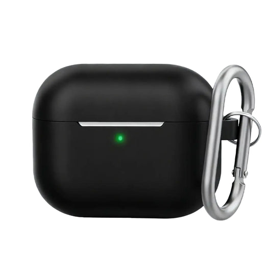 Ahastyle Silicone Keychain Case for Apple AirPods 3 Black product photo