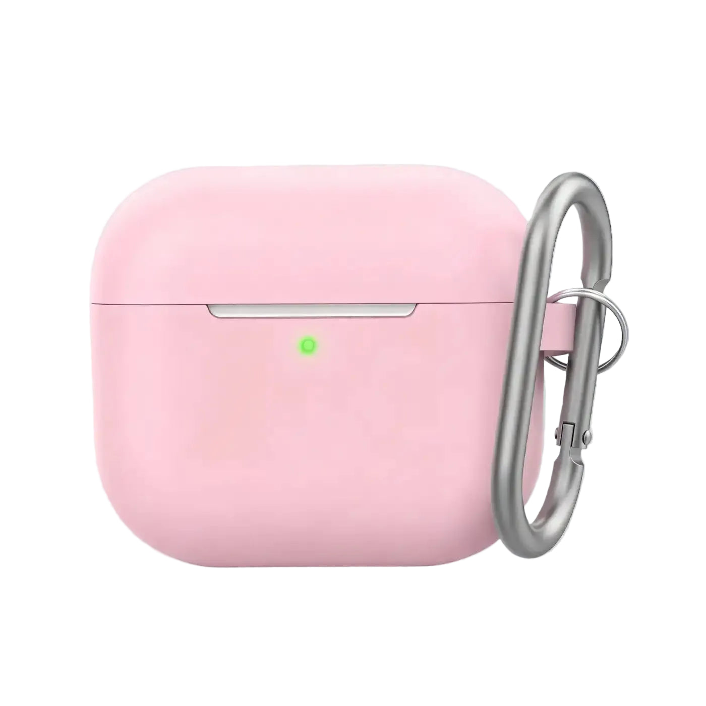 Ahastyle Apple AirPods 3 Silicone Keychain Case Pink product photo