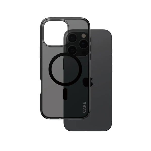 PanzerGlass iPhone 16 Pro Max CARE Flagship Case Smokey Urban Combat w Black product photo