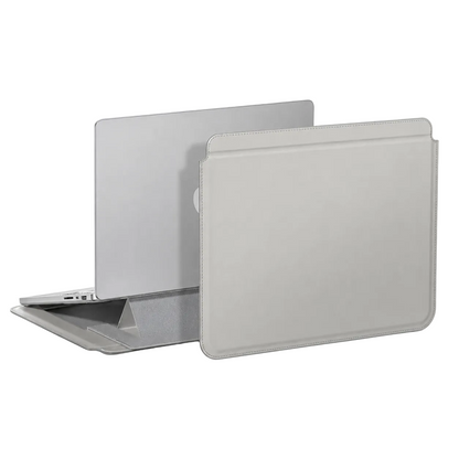 AmazingThing  Matte PRO MAG Sleeve with Stand Case Cover for Macbook PRO 14/13 inch and Macbook Air 13.6/13 inch - Gray