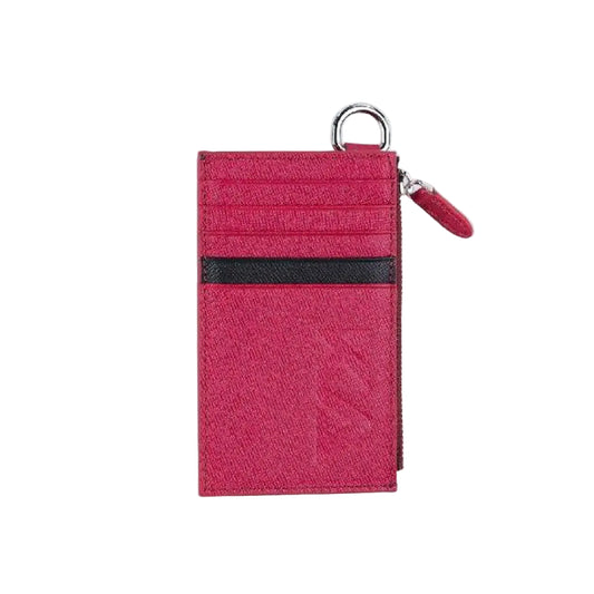 Kavy Necklace Leather Wallet Maroon product photo