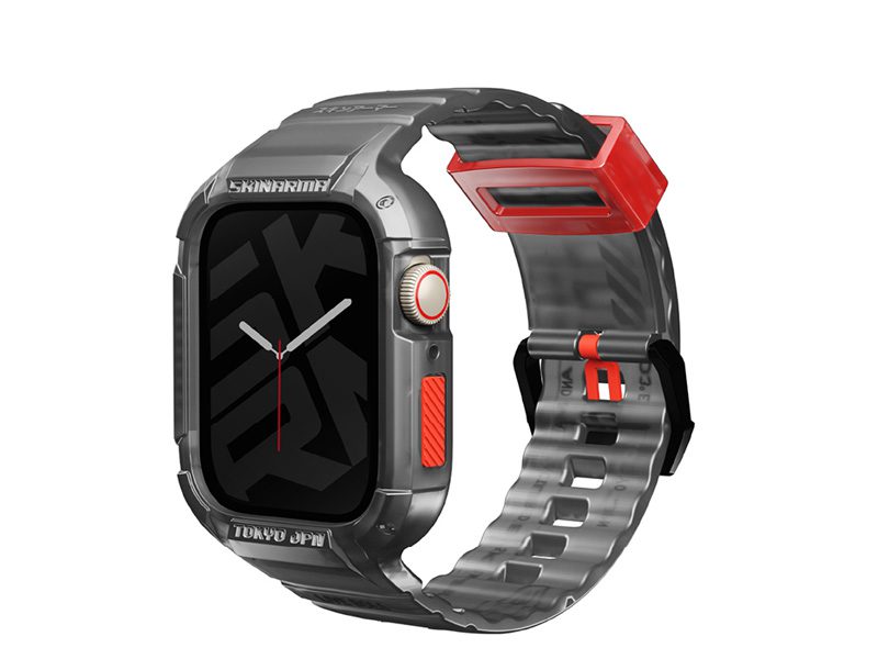 Skinarma Apple Watch Strap Saido 45 44mm Smoke product photo