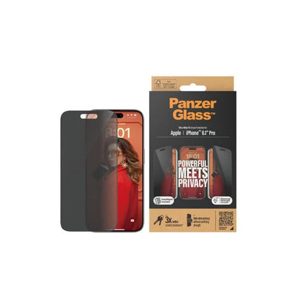 PanzerGlass Screen Protector iPhone 15 Pro - Wide and Privacy product photo