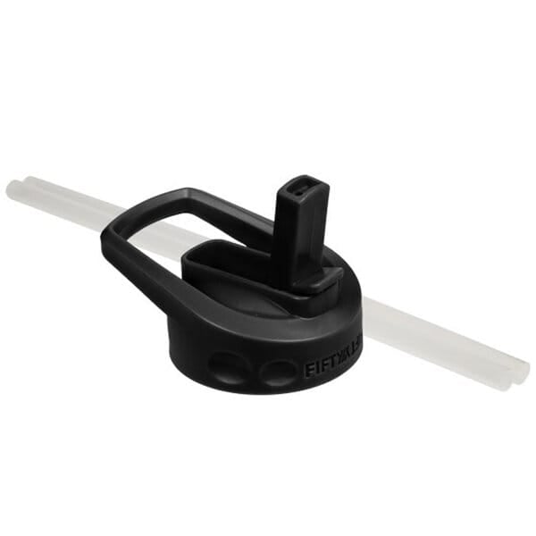 FiftyFifty A68002BK0 - 2 65" Black Wide-Mouth Straw Lid product photo