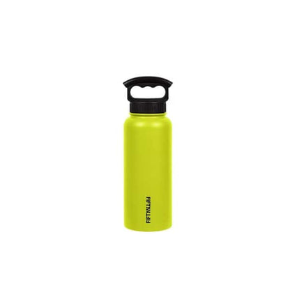 FiftyFifty 34oz Bottle 3 Finger Grip Cap Lime Green product photo