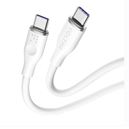 Voltme Powerlink Moss Liquid Silicon Cable Type C to Type C 5A 1M 100W Emarker