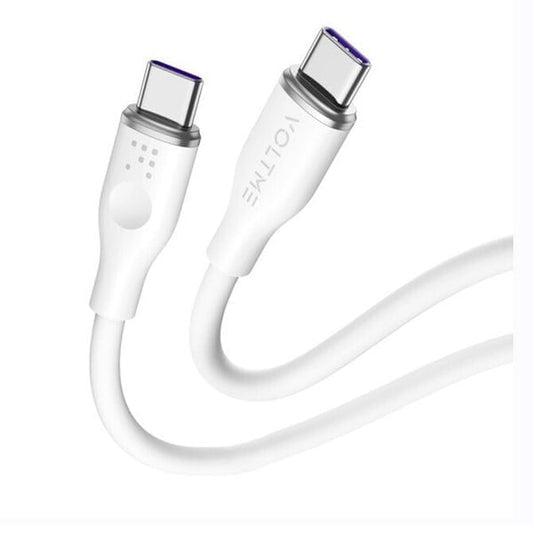 Voltme Powerlink Moss Liquid Silicon Cable Type C to Type C 5A 1M 100W Emarker