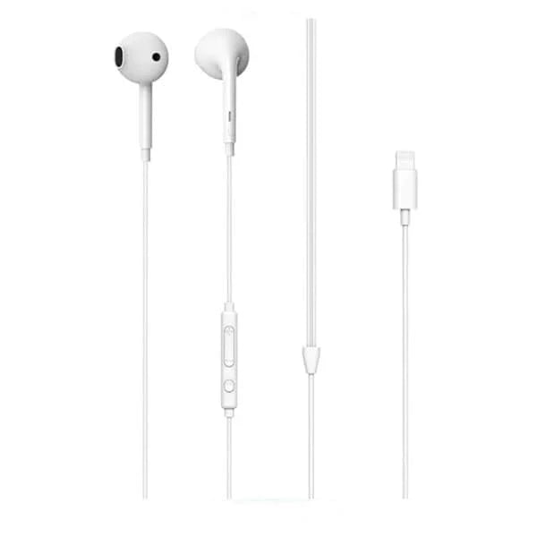 Levore Wired Earphones with Lightning Connector - White