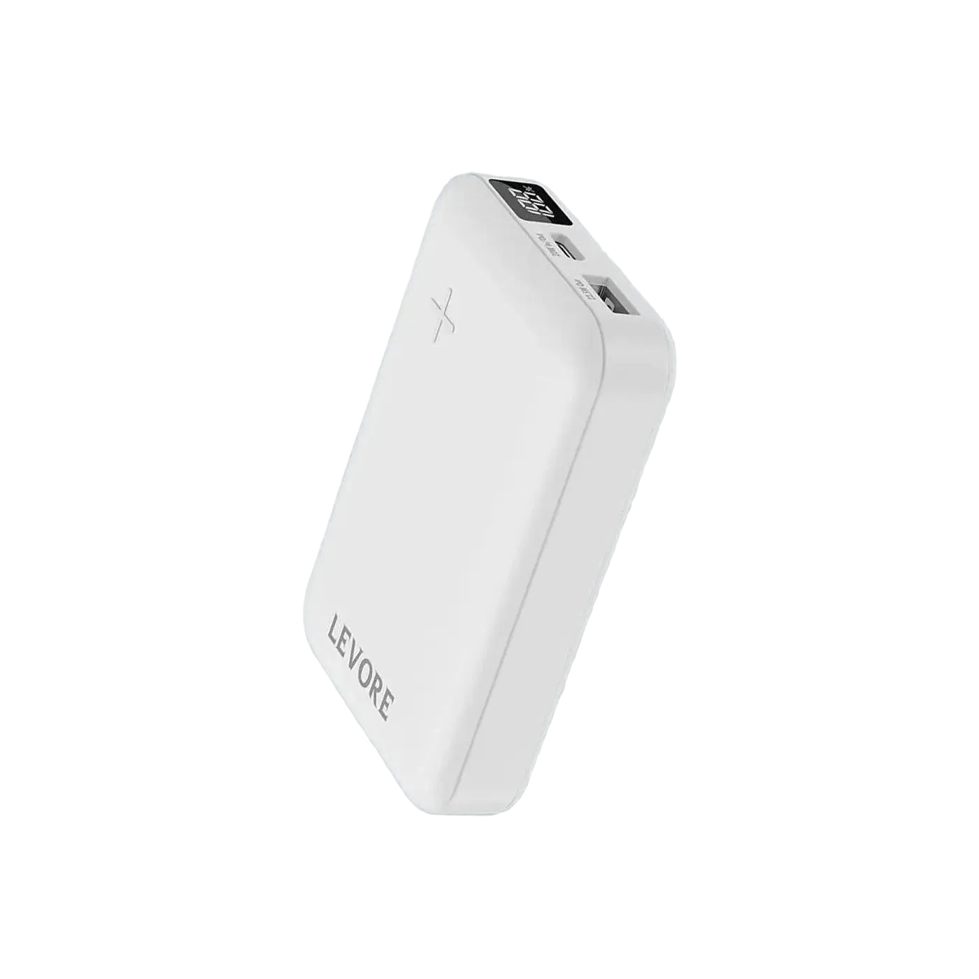 Levore PowerBank 10000mAh PD with 2 USBPorts - White product photo