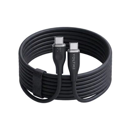 Voltme Powerlink Moss Liquid Silicon Cable Type C to Type C 5A 1M 100W Emarker