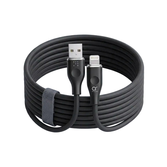 Voltme Powerlink Moss Liquid Silicon Cable USB A to Lightning 3A 1 2M Zinc-Alloy