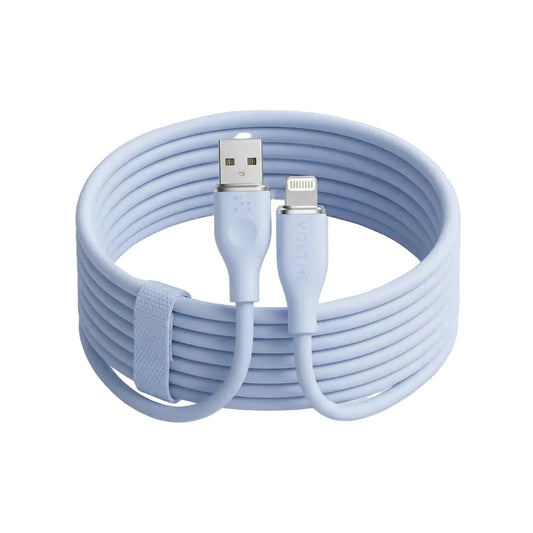 Voltme Powerlink Moss Liquid Silicon Cable USB A to Lightning 3A 1 2M Zinc-Alloy