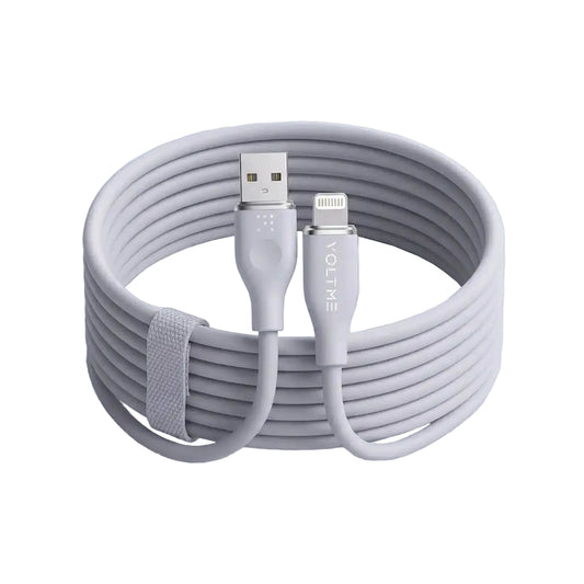 Voltme Powerlink Moss Liquid Silicon Cable USB A to Lightning 3A 1 2M Zinc-Alloy