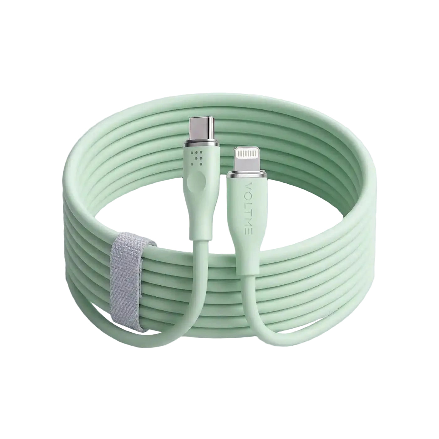 Voltme Powerlink Moss Liquid Silicon Cable Type C to Lightning 3A 1 2M product photo
