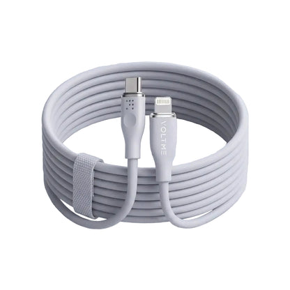 Voltme Powerlink Moss Liquid Silicon Cable Type C to Lightning 3A 1 2M product photo