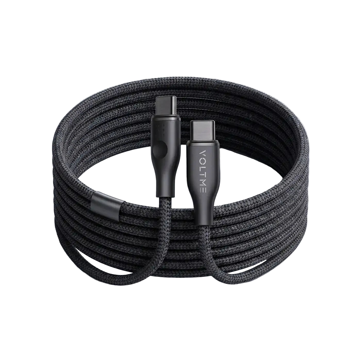 Voltme Powerlink Rugg Double Nylon Cable Type C to Type C 3A 1M 60W Black product photo