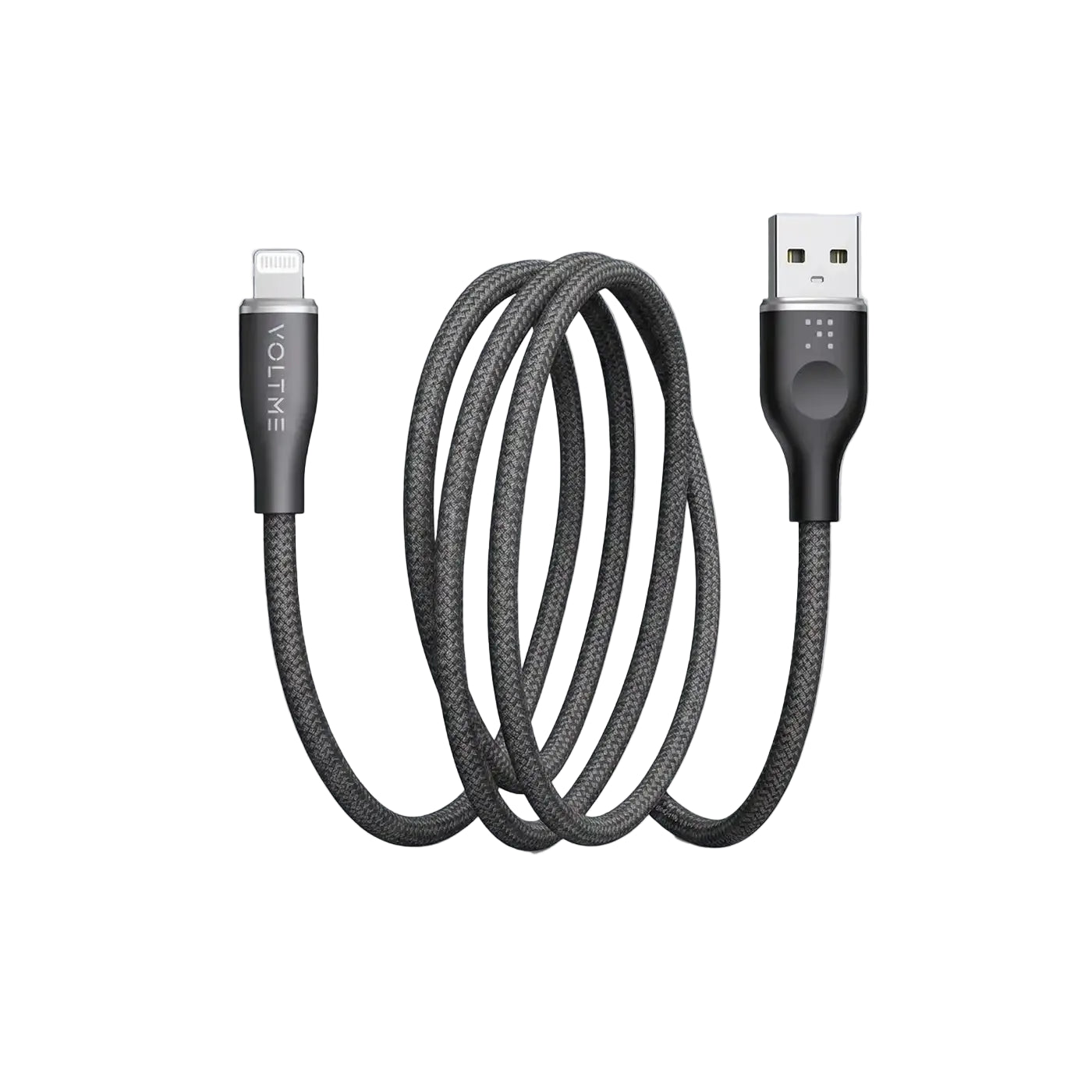 Voltme Powerlink Rugg Double Nylon Cable USB A to Lightning 3A 1 2M Zinc-Alloy