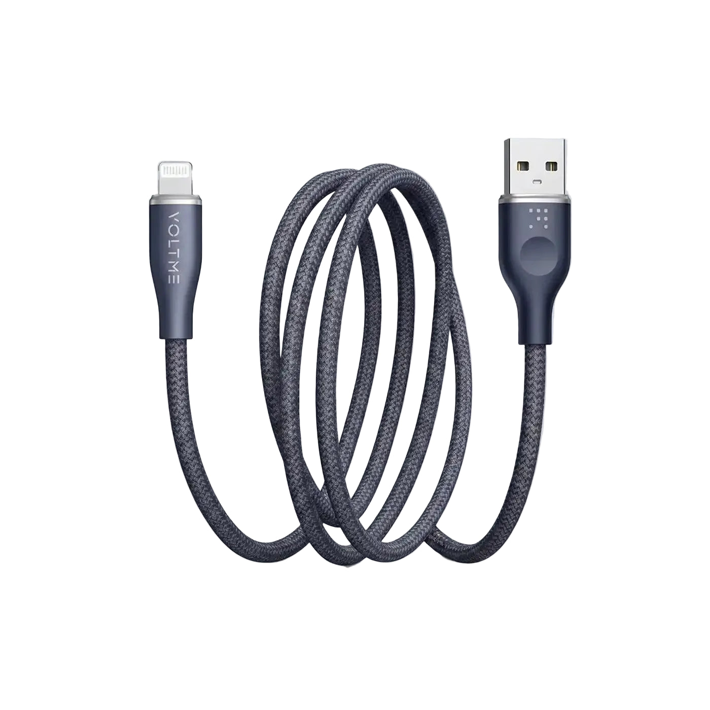 Voltme Powerlink Rugg Double Nylon Cable USB A to Lightning 3A 1 2M Zinc-Alloy